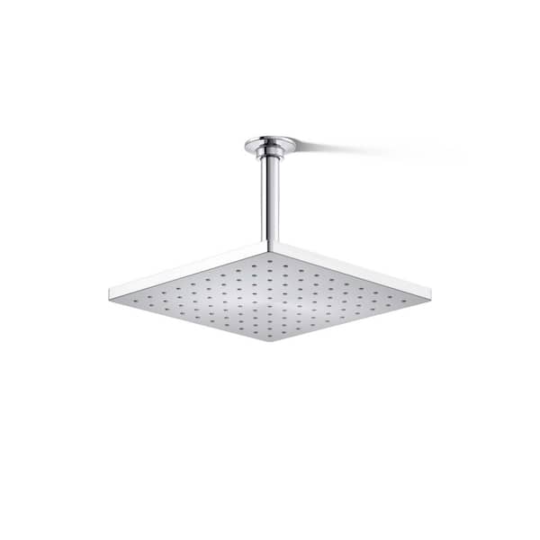 KOHLER Honesty 1-Spray Patterns with 1.75 GPM 10 in. Ceiling Mount Fixed Shower Head in Polished Chrome