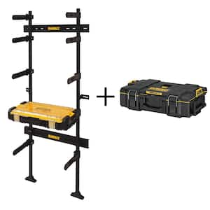 TOUGHSYSTEM 25-1/2 in. Workshop Racking Storage System and Small Parts Organizer and TOUGHSYSTEM 2.0 Small Tool Box