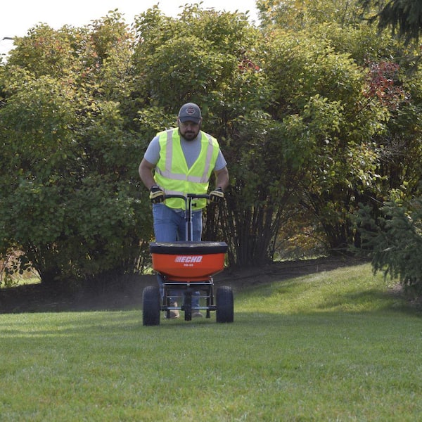 ECHO 85 lbs. Capacity Hopper Professional Push Broadcast Spreader