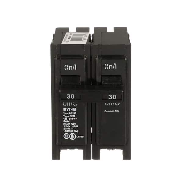 BR 30 Amp 2-Pole Thermal Magnetic Circuit Breaker (BR230)