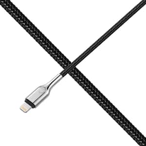 Armoured Lightning to USB-A Cable 1 m Black