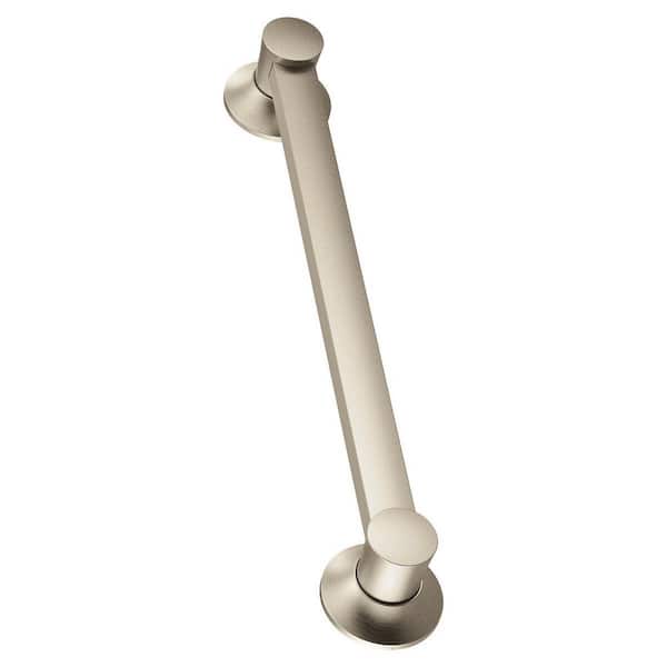 Flara 18 in. Concealed Screw Grab/Assist Bar in Brushed Nickel
