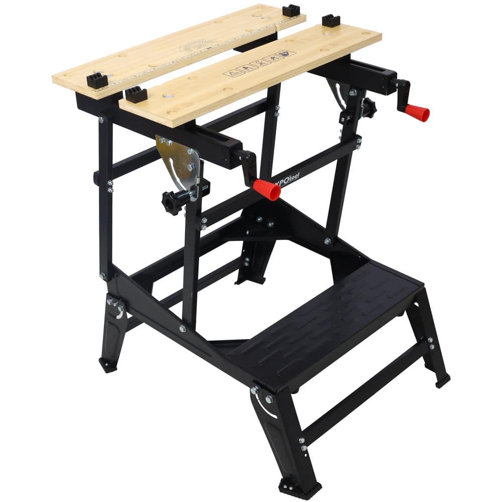 550 lbs. 24 in. Portable Foldable Multi-functional Workbench with