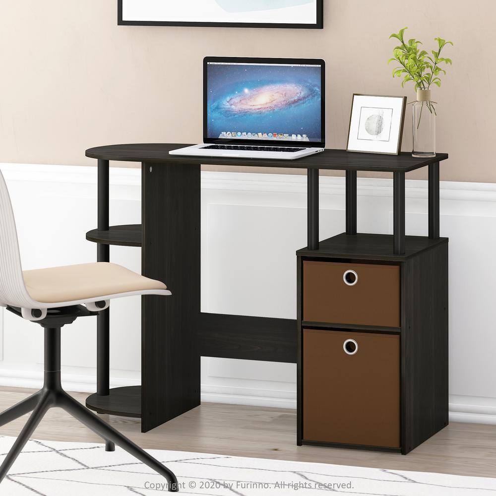 furinno jaya computer study desk with drawer