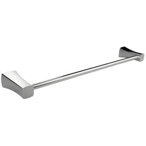 24.67 in. Wall Mounted Towel Bar in Chrome