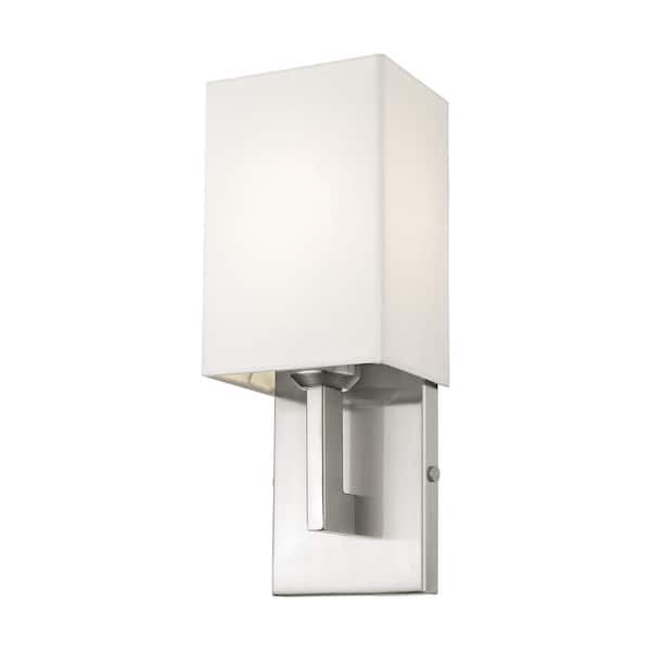 Livex Lighting 5001-91 Wall Sconce with No Shades Brushed Nickel 