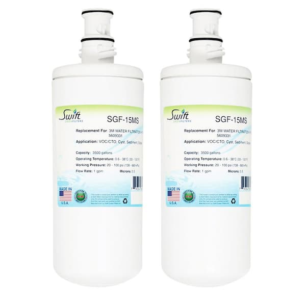Swift Green Filters SGF-15MS Replacement Commercial Water Filter Cartridge for HF15-MS, 5609331, (2 Pack)