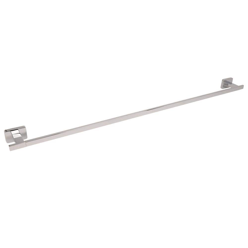 Chicago 34 in. Bathroom Towel Bar in Polish Nickel