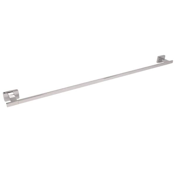 Chicago 34 in. Bathroom Towel Bar in Polish Nickel