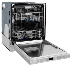 Autograph Edition 24 in. Stainless Steel 3rd Rack Top Touch Control Tall Tub Dishwasher in with Gold Handle, 51dBa