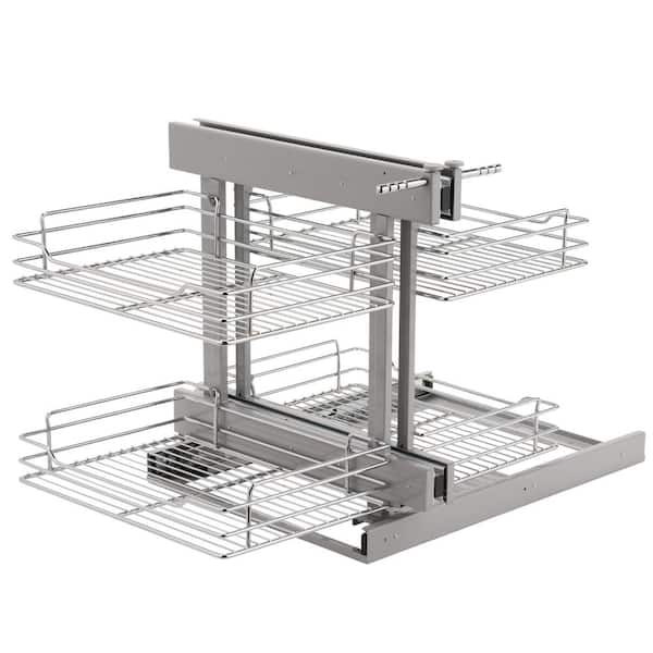 Rev-A-Shelf- Pullout Soft-Close Wire Solid Bottom Pull-Slide-Pull Blind  Corner Accessories