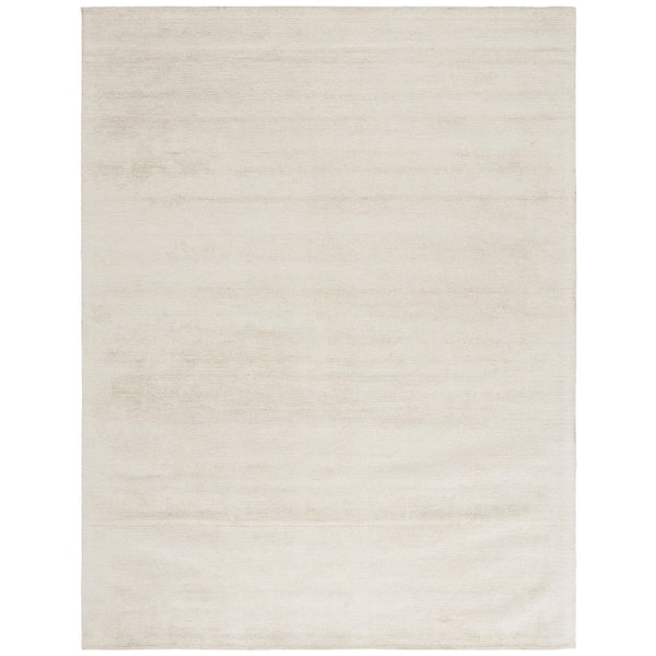 Mirage 8 ft. x 10 ft. Sage Solid Color Area Rug
