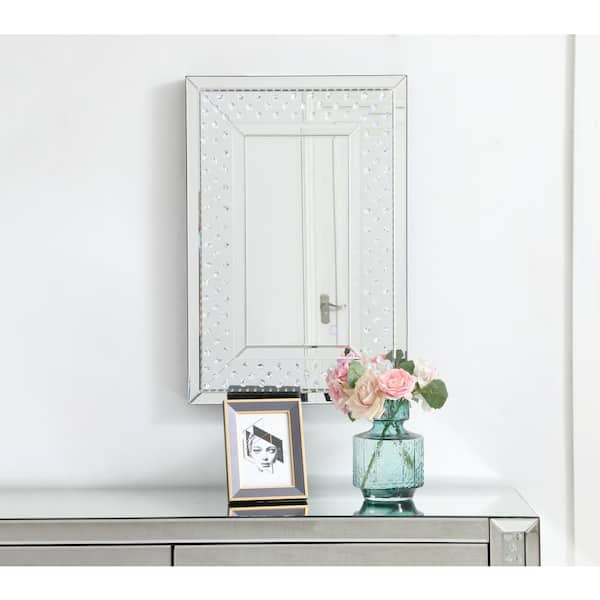 Unbranded 30in H x 20in W rectangle Clear LED Mirror