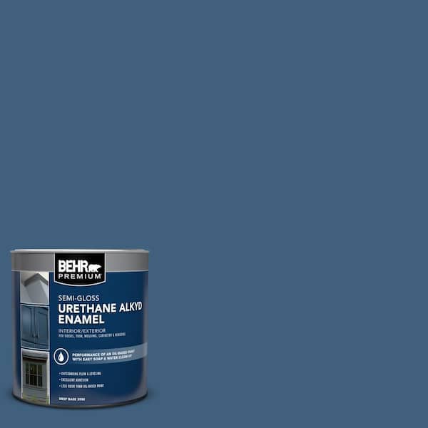 1 qt. #M510-6 Tidal Semi-Gloss Enamel Urethane Alkyd Interior/Exterior Paint
