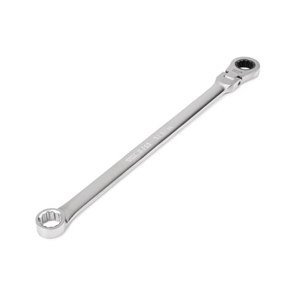 13/16 Inch Long Fixed/Flex Head 12-Point Ratcheting Box End Wrench