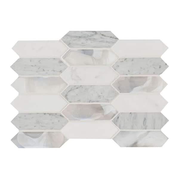 MSI Cienega Springs Picket 10 in. x 14 in. Stone and Glass Mesh Mounted Mosiac Wall Tile (0.96 sq. ft./Each)