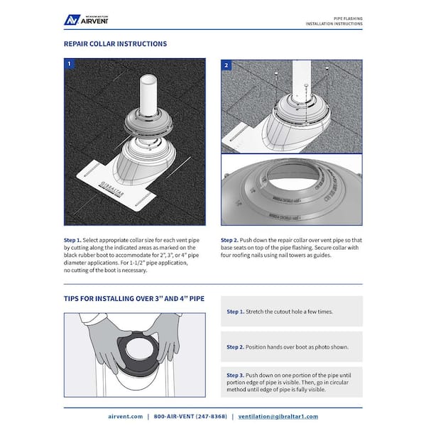 1-1/4 in. - 3 in. Adjustable Pipe Flashing with Hard Plastic Base and Rubber Collar 1-1/4 in. - 3 in. Adjustable Pipe Flashing with Hard Plastic Base and Rubber Collar