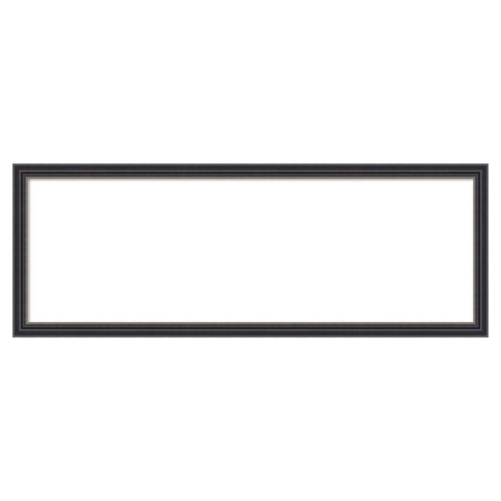 Stylish Black 38 in. x 14 in. Wood Framed Dry Erase Magnetic Memo Board price history on PriceWatchPro