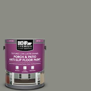 1 gal. #N380-5 Naturalist Gray Textured Low-Lustre Enamel Interior/Exterior Porch and Patio Anti-Slip Floor Paint