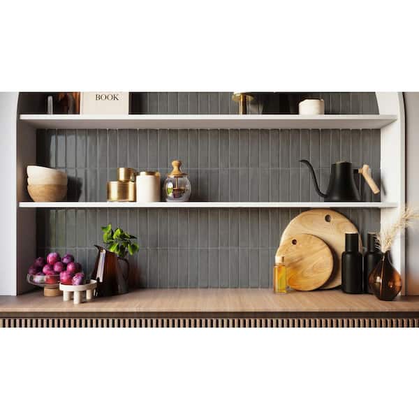 Playa Ostra 3 in. x 10 in. Glossy Ceramic Subway Wall Tile (7.53 sq. ft. / Case)