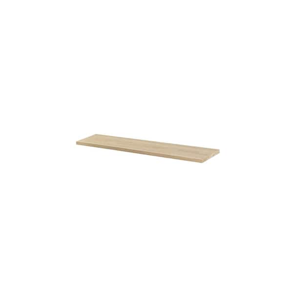 Dolle LITE FEELWOOD 31.5 in. x 7.9 in. x 0.75 in. Oak Sand Decorative Wall Shelf without Brackets