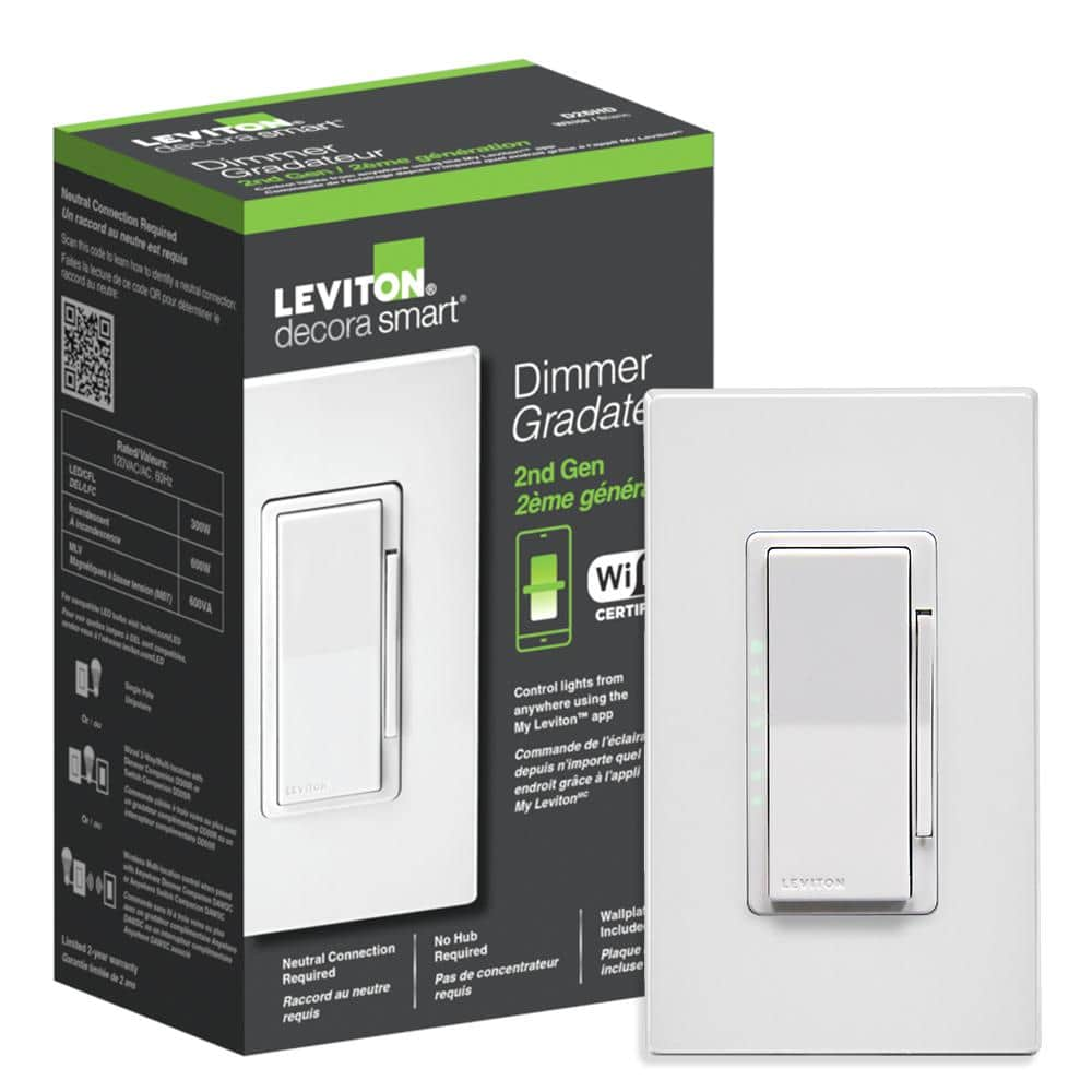 UPC 078477363225 product image for Decora Smart Wi-Fi Dimmer (2nd Gen) No Hub Required, Works with Google, Alexa, H | upcitemdb.com