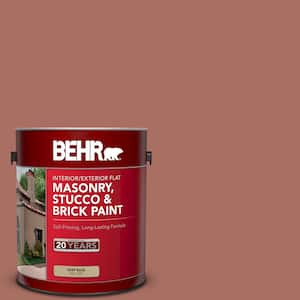 1 gal. #PFC-08 Terra Brick Flat Interior/Exterior Masonry, Stucco and Brick Paint