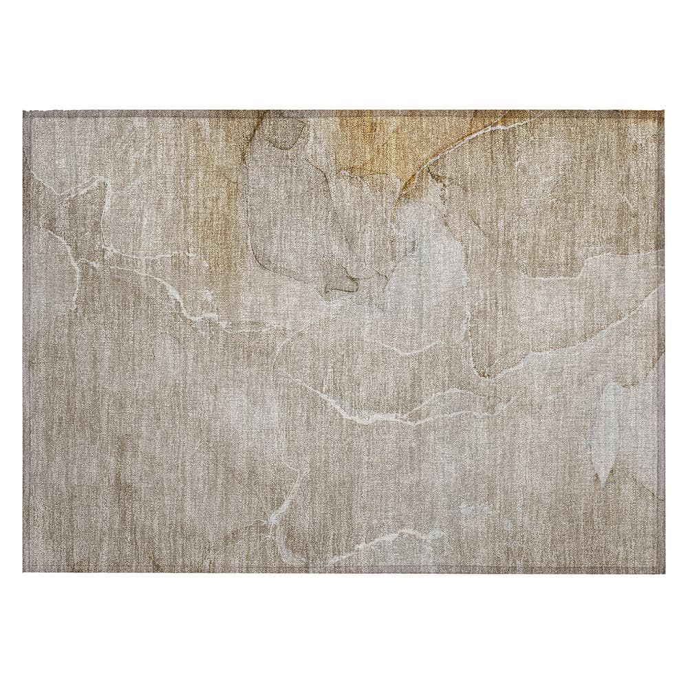 Chantille ACN511 Beige 1 ft. 8 in. x 2 ft. 6 in. Machine Washable Indoor/Ou