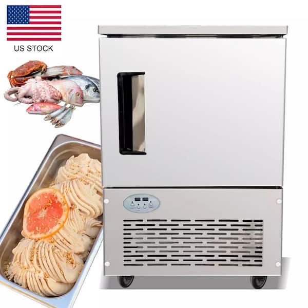 29.53 in. 5.3 cu. ft. Manual Defrost Chest Freezer with Owest Temperature -40°F in Stainless Steel
