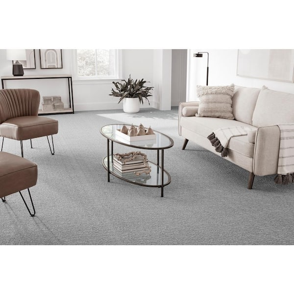 Twinkly Confection Ice Cap Blue 45 oz. Triexta Carpet - Installation Required