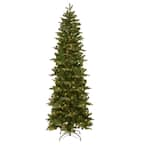 National Tree Company 7-1/2 ft. Feel Real Grande Fir Pencil Slim Hinged ...