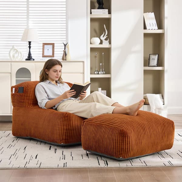 並行輸入品】5フィート ビーンバッグチェア BeanBag Chairsソファ 大人 