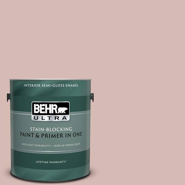 BEHR ULTRA 1 gal. #UL110-13 First Waltz Semi-Gloss Enamel Interior Paint and Primer in One