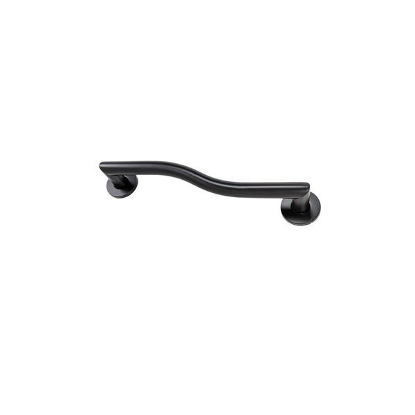 Juno Black Non-Slip Safety Support Grab Bar Bathtub Support For