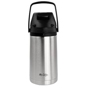1.7 qt. Thermal Stainless Steel Coffee Pump Pot with Handle