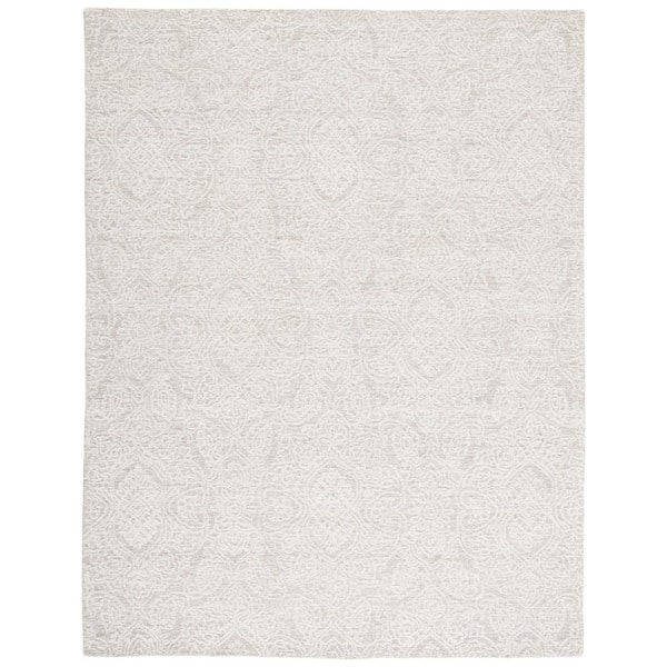 Metro 10 ft. x 14 ft. Natural/Ivory Oriental Area Rug