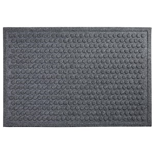 Dots Charcoal 36 in. x 48 in. Impressions Mat