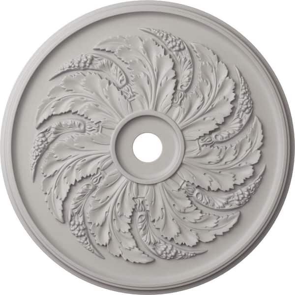 Ekena Millwork 1-7/8 in. x 42-1/8 in. x 42-1/8 in. Polyurethane Sellek Ceiling Medallion, Ultra Pure White