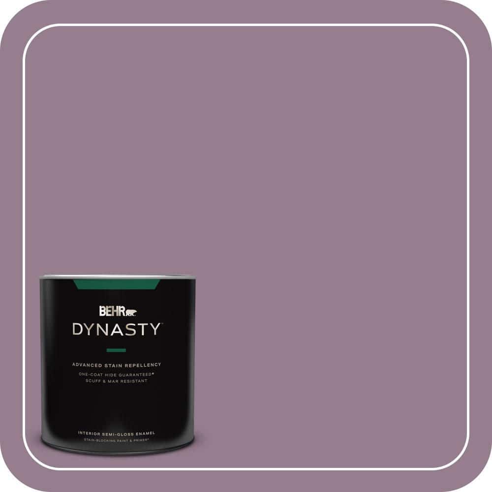 1 qt. #680F-5 Plum Swirl Semi-Gloss Enamel Interior Stain-Blocking Paint and Primer price history on PriceWatchPro
