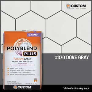Polyblend Plus #370 Dove Gray 25 lb. Sanded Grout