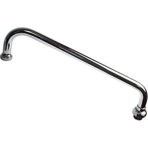 062X  Swing Faucet Spout 12 in. Length with 3-3/4 in. Clearance in in Chrome Plated Brass