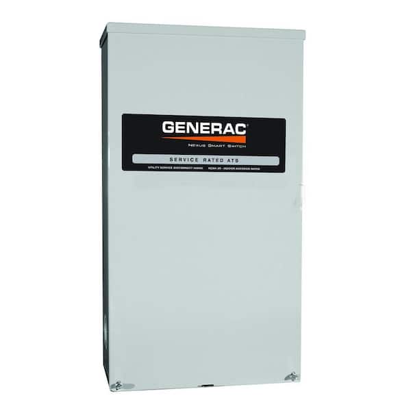 Generac 120/240-Volt 200-Amp Fused Indoor/Outdoor Smart Switch/Transfer Switch