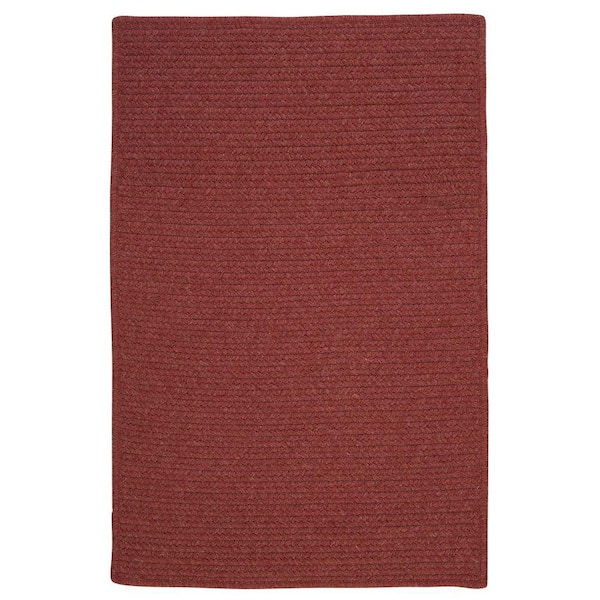 Home Decorators Collection Wilshire Rosewood 4 ft. x 6 ft. Rectangle Braided Area Rug
