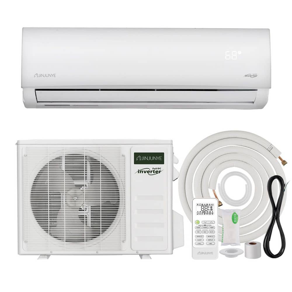 本当に信頼出来る店 JINJUNYE 19 SEER2 9000 BTU 0.75-Ton Wi-Fi Ductless Mini ラッピング・包装