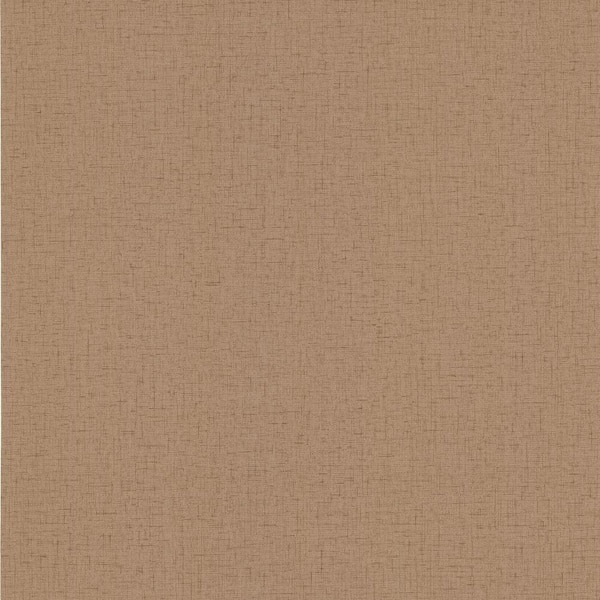 Brewster 56 sq. ft. Maia Brown Texture Wallpaper