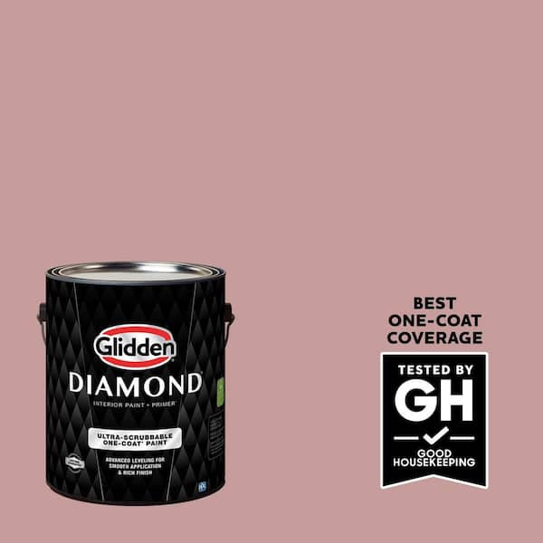 Glidden Diamond 1 gal. PPG1055-4 Pepperberry Eggshell Interior Paint with Primer