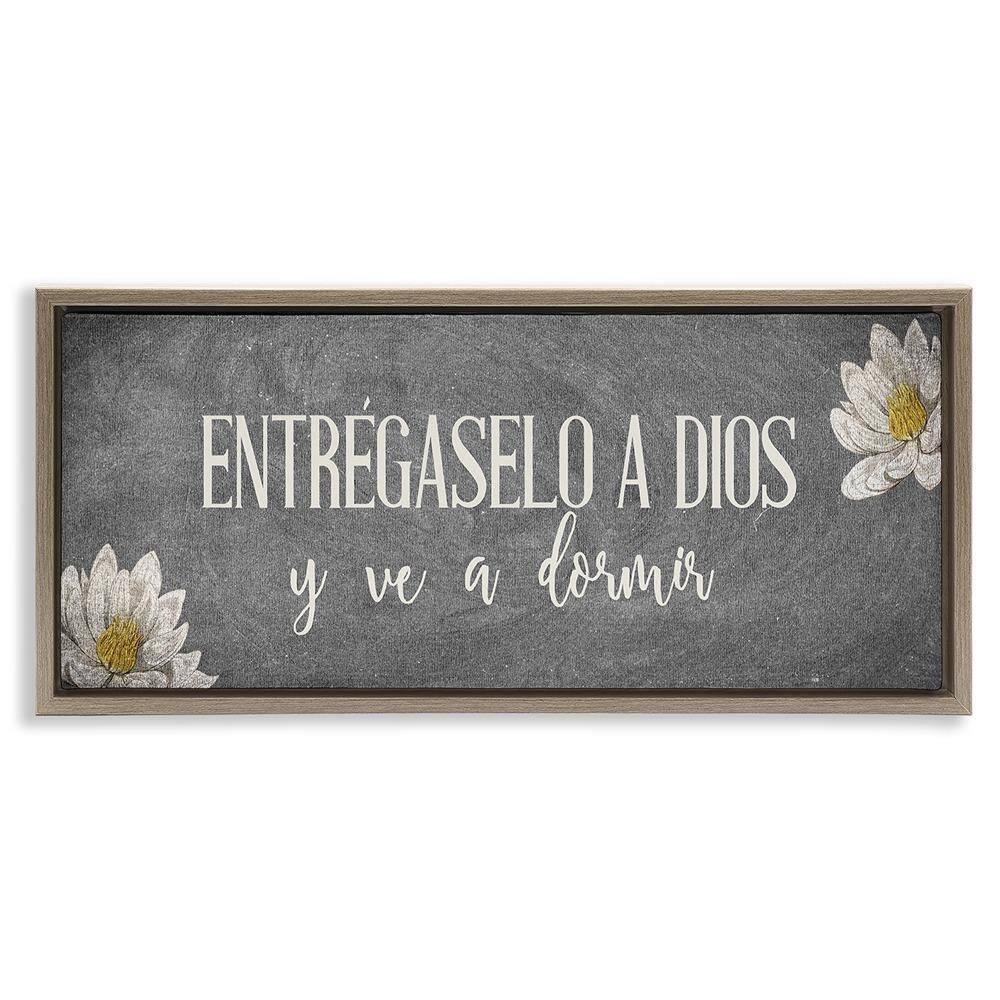 Give it to God by Kim Allen Brown Floater Frame Religious Graphic Art Print 14 in. x 31 in. price history on PriceWatchPro