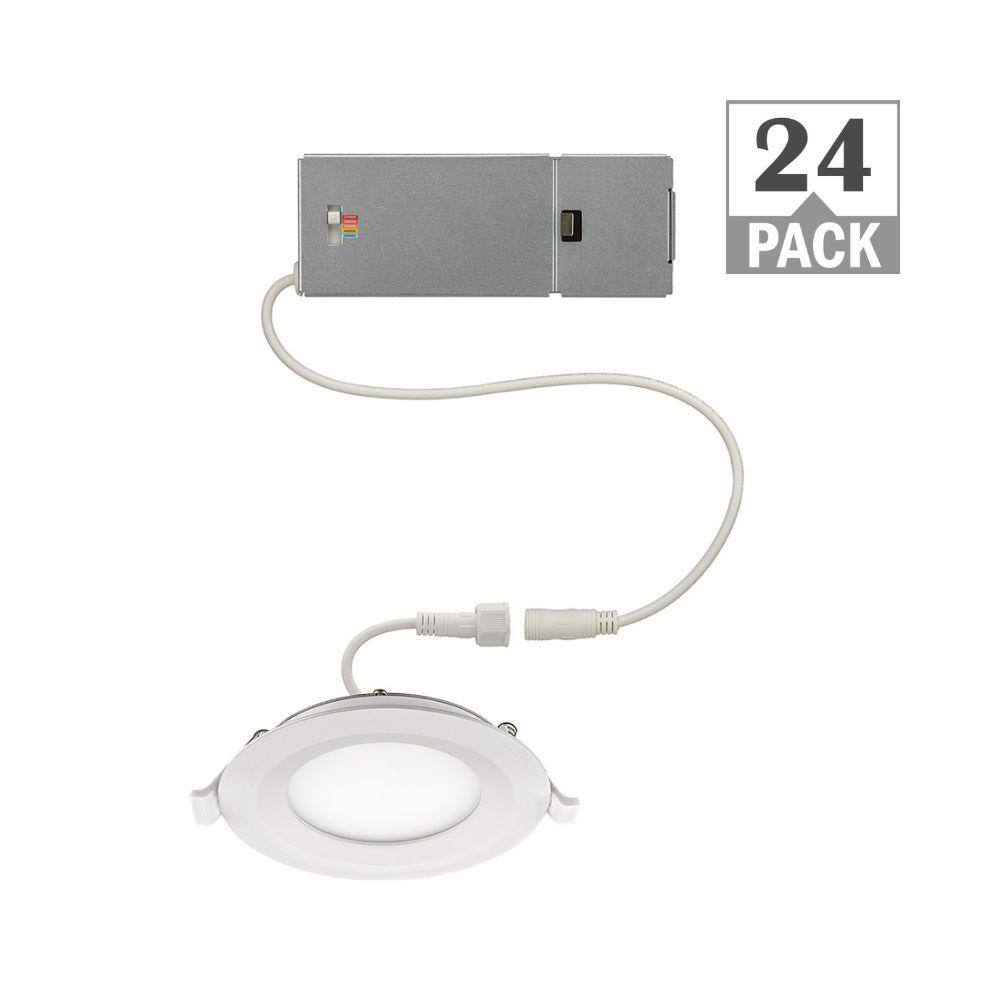 ETi 4 in. Canless Integrated LED Recessed Light Trim 650 Lumens