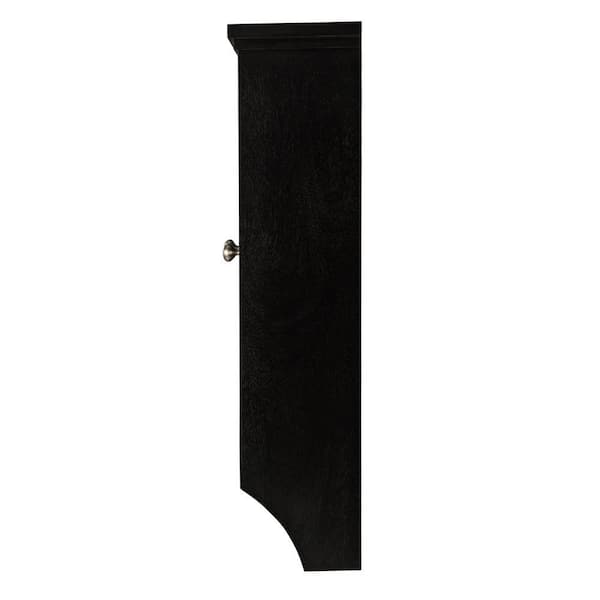 Gazette 28 in. W x 7.25 in. D x 24 in. H Bathroom Storage Wall Cabinet in Espresso