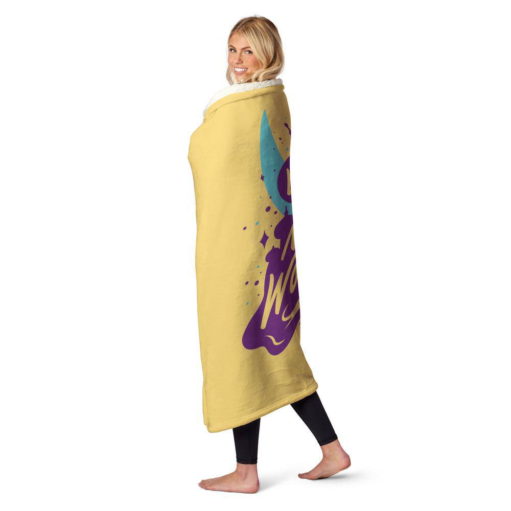 Kids Unisex 60" x 50" Silk Touch Sherpa Throw Blanket